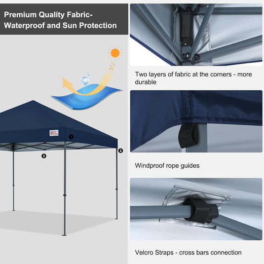 8x8/10x10 Replacement Pop Up Canopy Top for Durable Pop-up Canopy