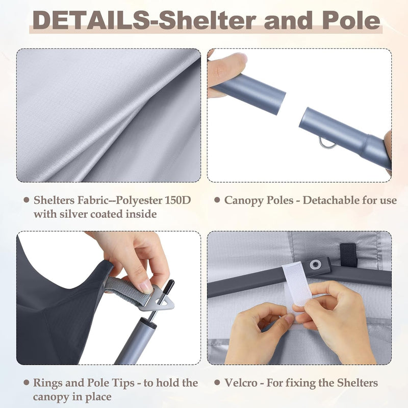 Load image into Gallery viewer, MASTERCANOPY 10x10 Pop-Up Canopy Tent with Two Shelters
