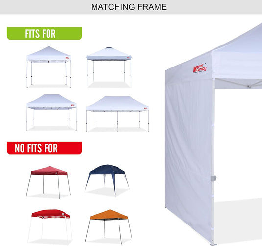 MASTERCANOPY 10x10 Pop-up Canopy Sidewall Kit