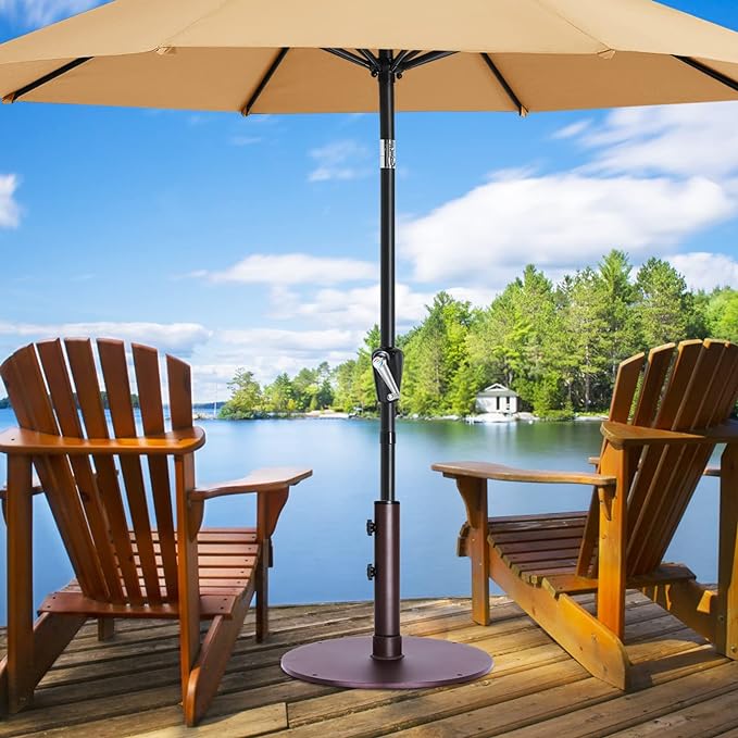 Load image into Gallery viewer, Umbrella Stand Outdoor Base Weight, Steel Plate Stand for Patio Umbrella
