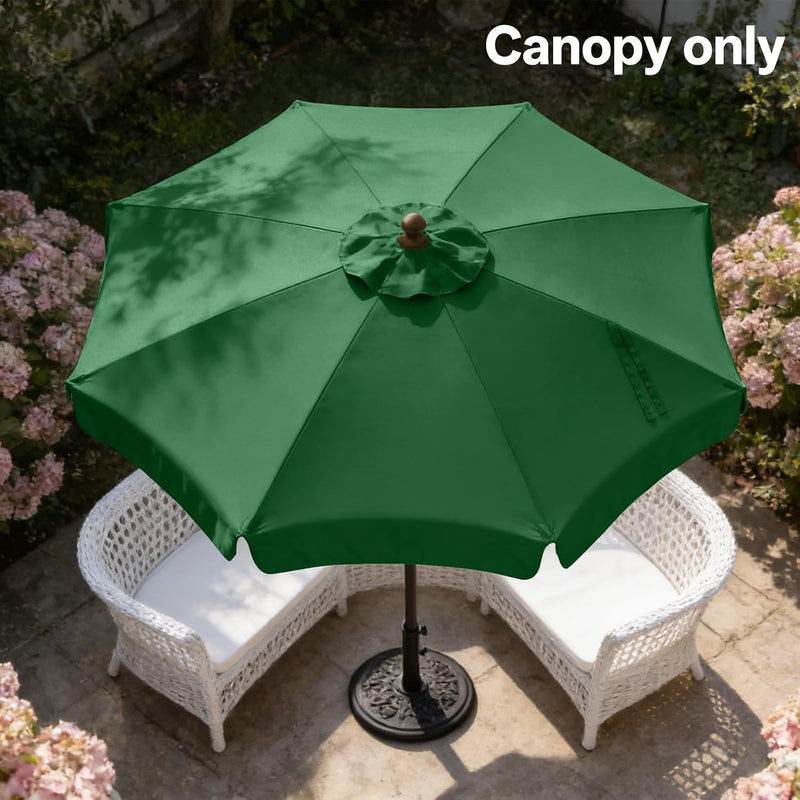 Load image into Gallery viewer, MASTERCANOPY Valance Patio Umbrella 6 Ribs 8 Ribs Replacement Top Only
