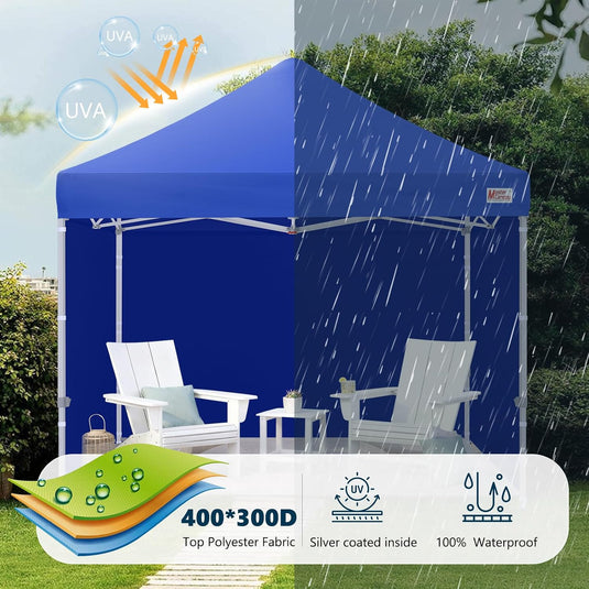 Mastercanopy Core-35 Premium Heavy Duty Instant Canopy Tent with Sidewalls - 10x10, 10x15, 10x20