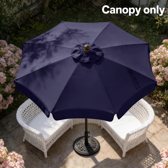 MASTERCANOPY Valance Patio Umbrella 6 Ribs 8 Ribs Replacement Top Only