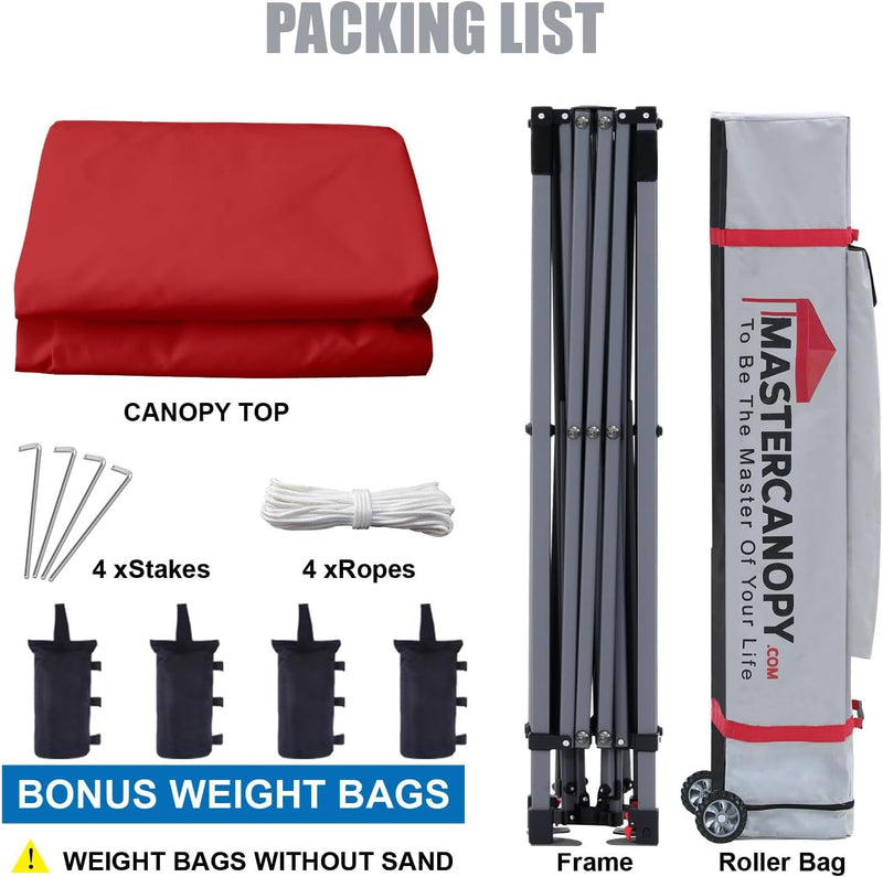 Load image into Gallery viewer, Leisure Sports Easy Pop-Up Canopy Tent with Sidewalls - 8x8, 10x10, 12x12
