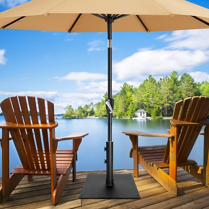 Load image into Gallery viewer, Umbrella Stand Outdoor Base Weight, Steel Plate Stand for Patio Umbrella
