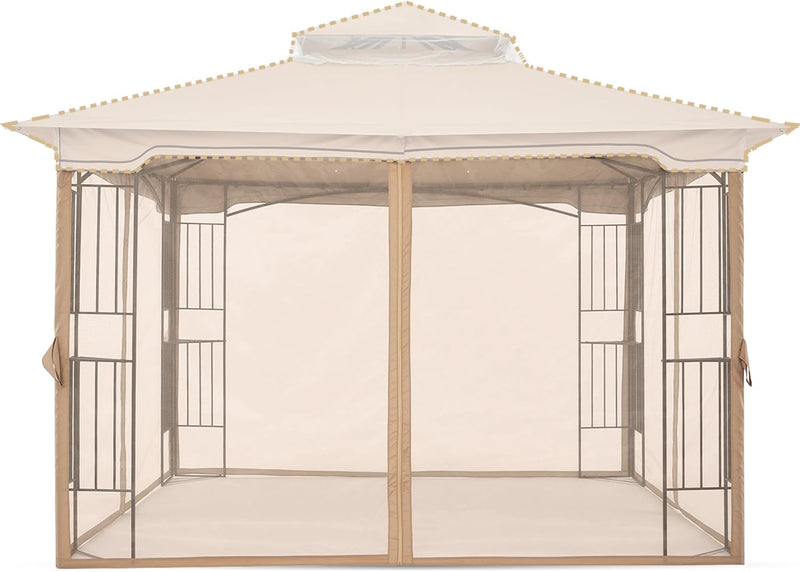 Load image into Gallery viewer, 10x10/10x12 Patio Gazebo Mosquito Netting Screen Walls ONLY
