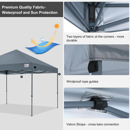 8x8/10x10 Replacement Pop Up Canopy Top for Durable Pop-up Canopy