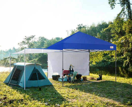 MASTERCANOPY 10x10 Pop‑up Canopy Tent with Two Shelters