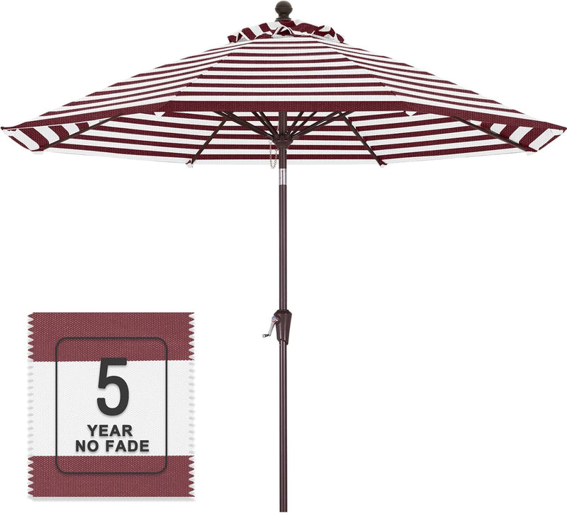 Load image into Gallery viewer, MASTERCANOPY Olefin 5-Year-Non-Fading 9ft Patio Outdoor Table Umbrella 8 Ribs
