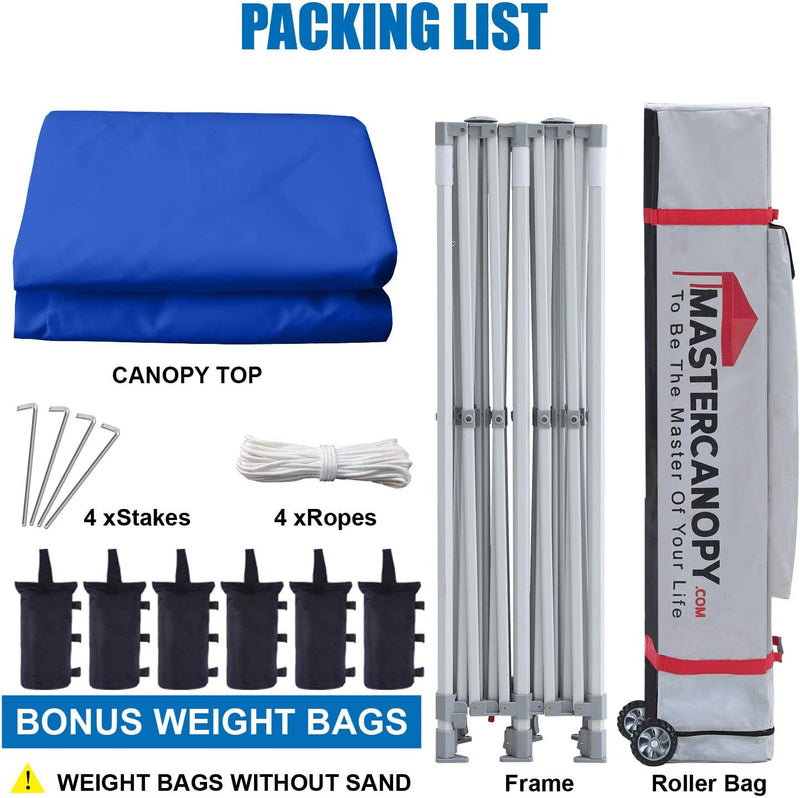 Load image into Gallery viewer, Mastercanopy Core-35 Premium Heavy Duty Instant Canopy Tent - 10x10, 10x15, 10x20
