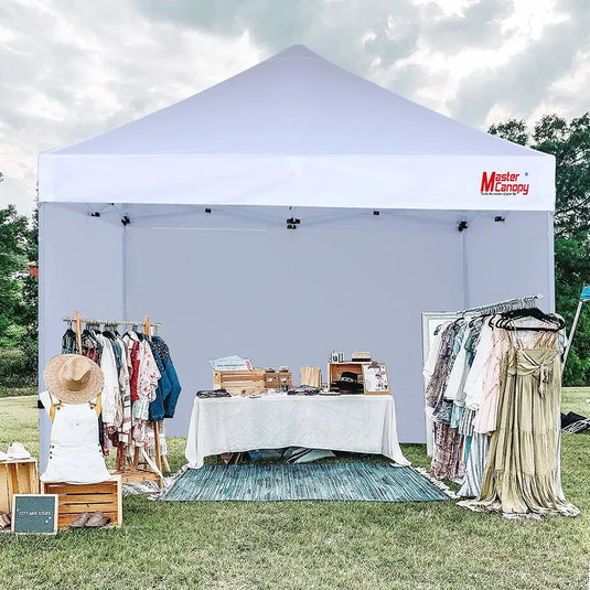 Commercial Series- 10x15/10x20 Pop-up Canopy Tent with Sidewalls-CA