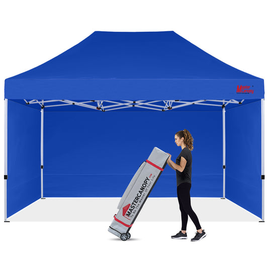 Commercial Series- 10x10/10x15/10x20 Pop-up Canopy Tent with Sidewalls