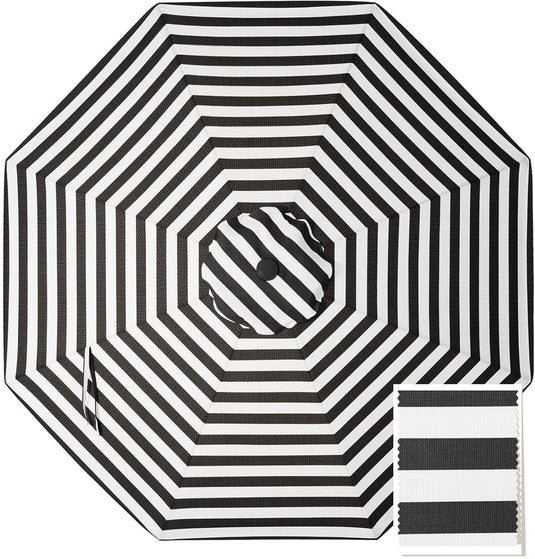 9FT Patio Umbrella Replacement Canopy for 8 Ribs 5-Year-Non-Fading Olefin