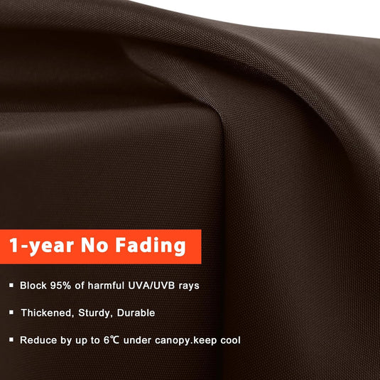 MASTERCANOPY Valance Patio Umbrella 6 Ribs 8 Ribs Replacement Top Only