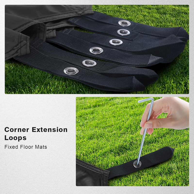 Load image into Gallery viewer, MASTERCANOPY Hexagonal Camping Tent Footprint 10x10
