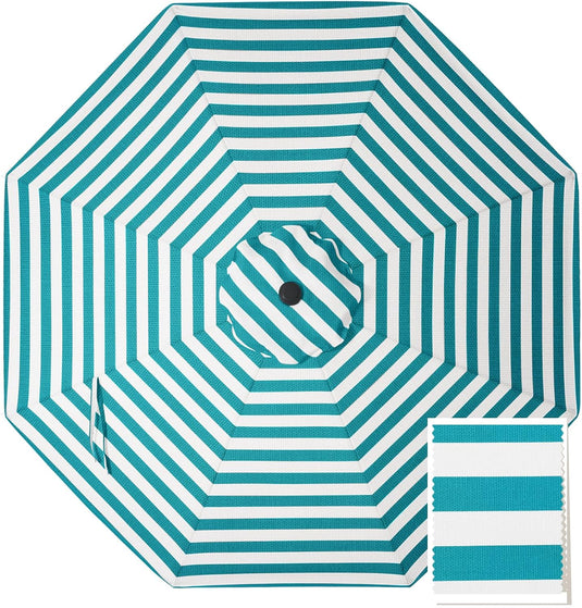 9FT Patio Umbrella Replacement Canopy for 8 Ribs 5-Year-Non-Fading Olefin