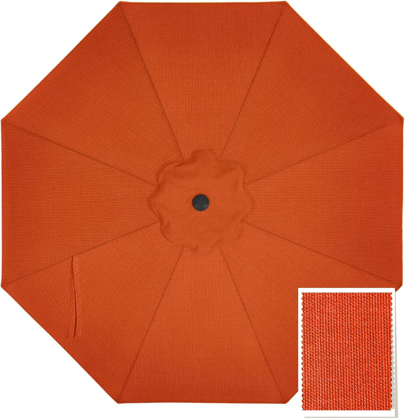 fade resistant patio umbrella replacement canopy 9ft 8 ribs 9FT Patio Umbrella Replacement Canopy for 8 Ribs 5-Year-Non-Fading Ole