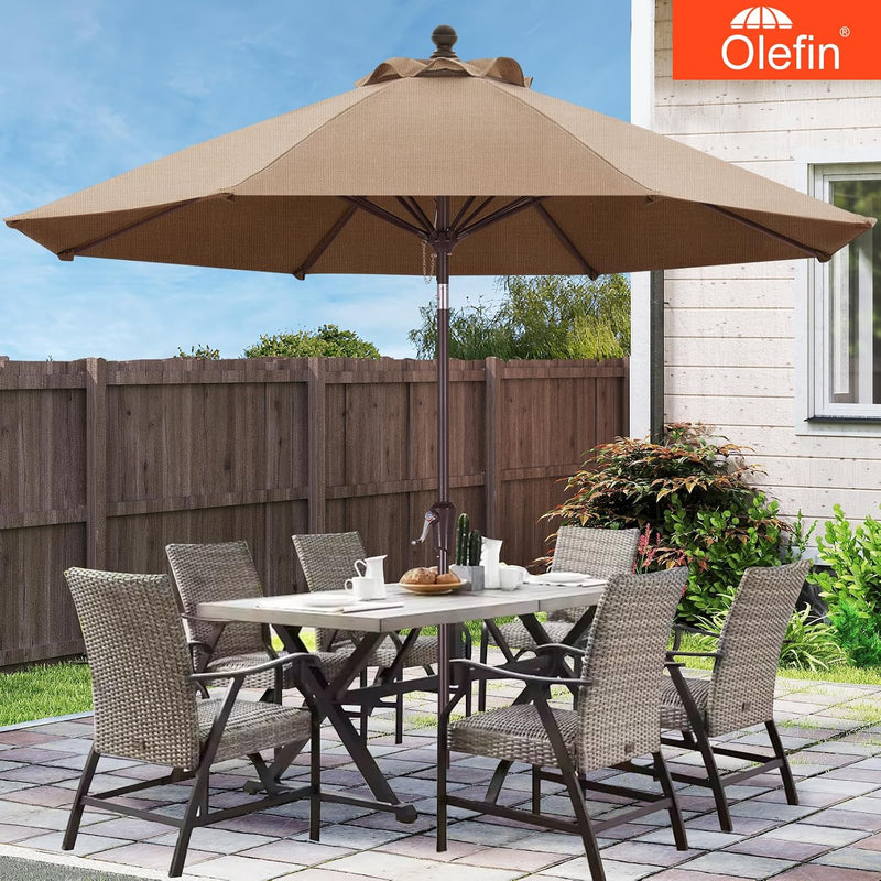 Load image into Gallery viewer, MASTERCANOPY Olefin 5-Year-Non-Fading 9ft Patio Outdoor Table Umbrella 8 Ribs
