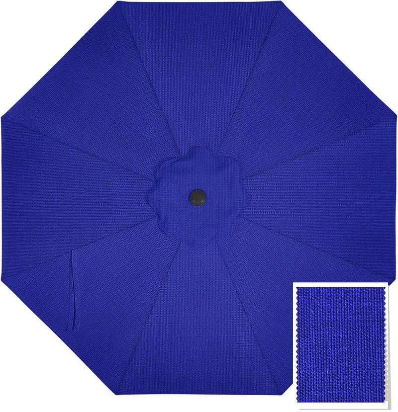 9FT Patio Umbrella Replacement Canopy for 8 Ribs 5-Year-Non-Fading Ole