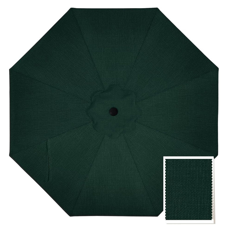 9FT Patio Umbrella Replacement Canopy for 8 Ribs 5-Year-Non-Fading Ole
