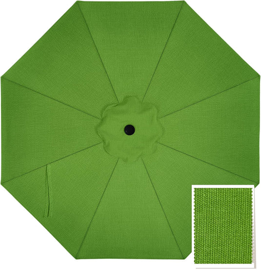 9FT Patio Umbrella Replacement Canopy for 8 Ribs 5-Year-Non-Fading Olefin