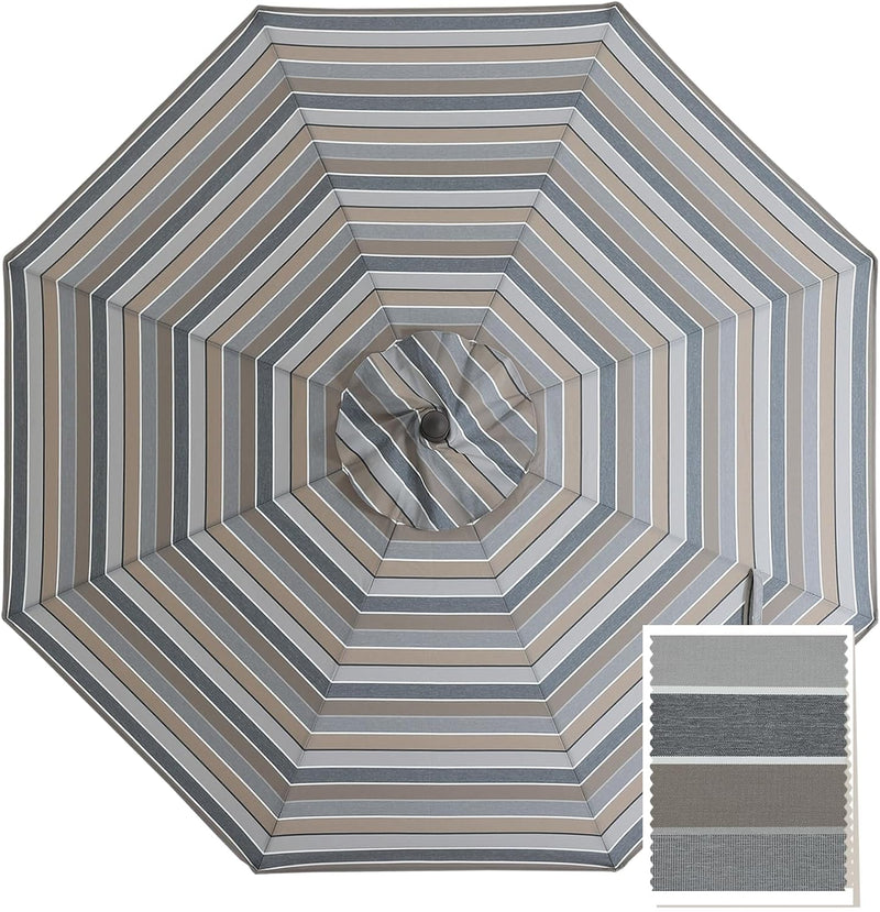 Load image into Gallery viewer, 9FT Patio Umbrella Replacement Canopy for 8 Ribs 5-Year-Non-Fading Olefin
