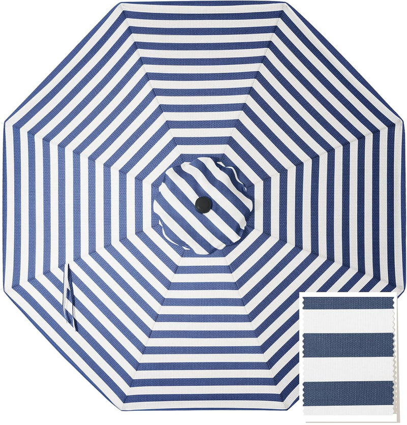 Load image into Gallery viewer, 9FT Patio Umbrella Replacement Canopy for 8 Ribs 5-Year-Non-Fading Olefin
