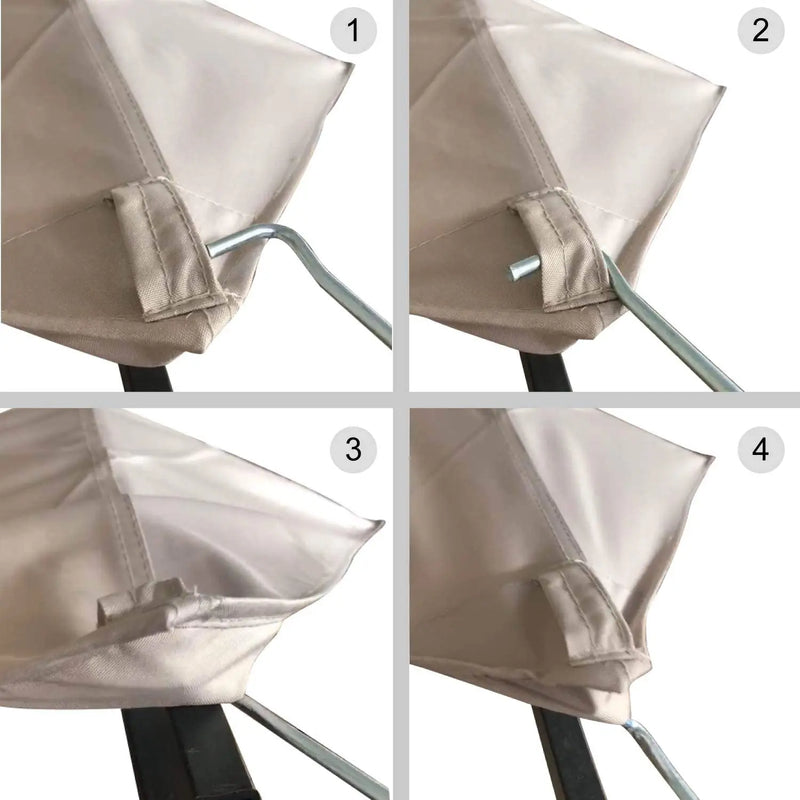 Load image into Gallery viewer, MASTERCANOPY Grill Gazebo Replacement Canopy Top for Model L-GG001PST-F CA
