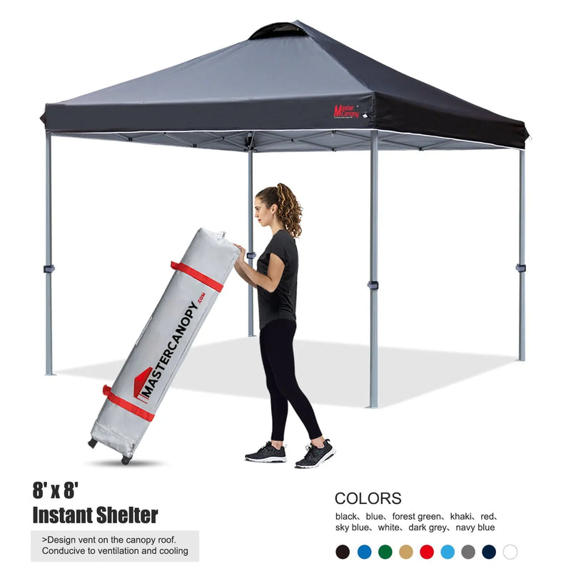 Load image into Gallery viewer, Leisure Sports Durable Ez Pop-up 8x8/10x10/ Canopy Tent With Vented Top-CA
