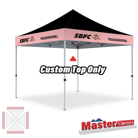 Custom Pop Up Canopy Top Only 8x8/10x10/10x15/10x20