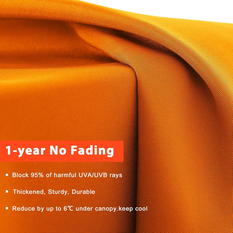 Load image into Gallery viewer, MASTERCANOPY Valance Patio Umbrella 6 Ribs 8 Ribs Replacement Top Only
