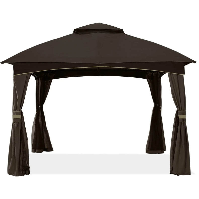 Load image into Gallery viewer, 8x8/10x10/10x12 Outdoor Patio Garden Gazebo with Steel Farme and Netting Walls
