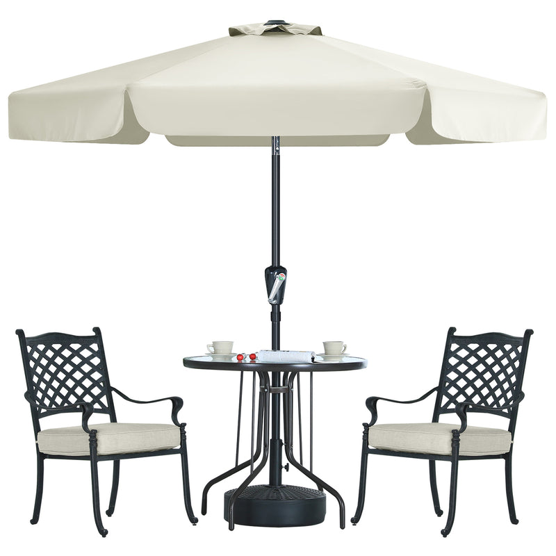 Load image into Gallery viewer, MASTERCANOPY 7.5FT/9FT Valance Patio Umbrella for Outdoor Table Market-CA
