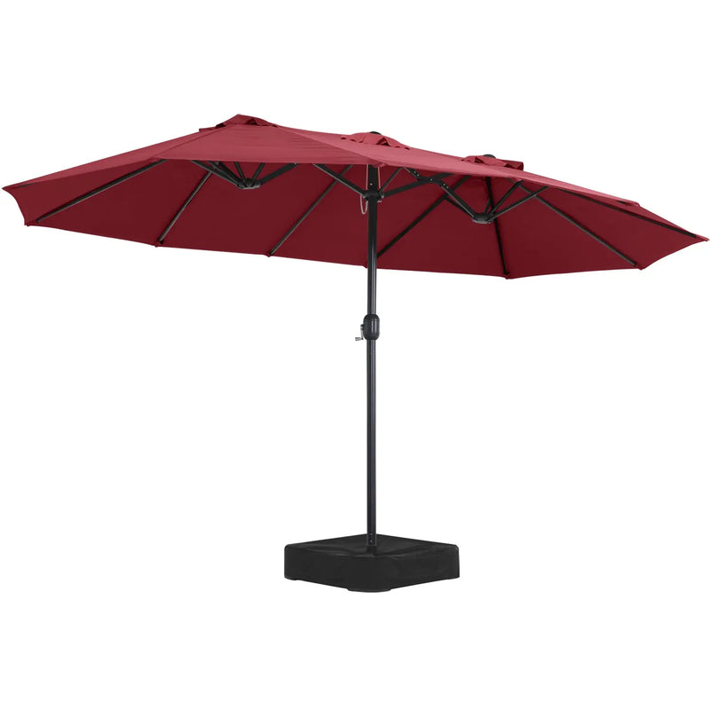 Load image into Gallery viewer, 15FT Patio Outdoor Umbrella Double Sided Large Umbrella
