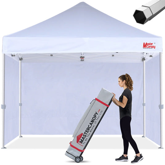 10 x 20 tent canopy MASTERCANOPY Heavy Duty Pop-up Canopy Tent with Sidewalls (10x15,Blue)