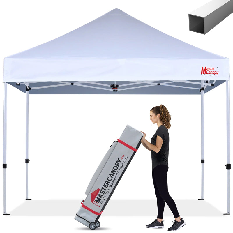 MASTERcANOPY Pop Up Canopy Tent Commercial Grade 10x15 Instant Shelter (Black)
