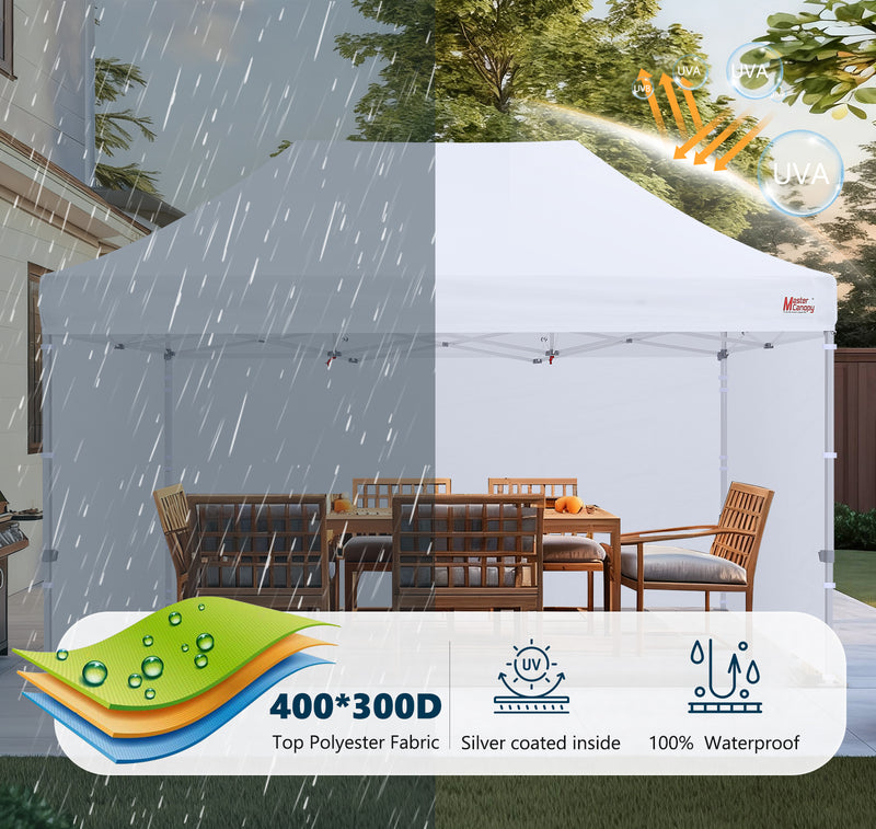 Load image into Gallery viewer, Mastercanopy Core-35 Premium Heavy Duty Instant Canopy Tent with Sidewalls - 10x10, 10x15, 10x20
