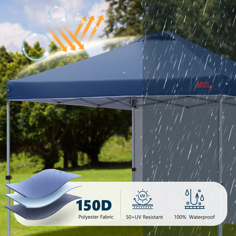 Load image into Gallery viewer, Leisure Sports Durable Ez Pop-Up Canopy Tent with One Sidewall - 8x8, 10x10, 12x12
