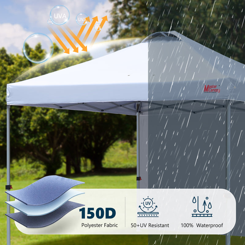 Load image into Gallery viewer, Leisure Sports Durable Ez Pop-Up Canopy Tent with One Sidewall - 8x8, 10x10, 12x12
