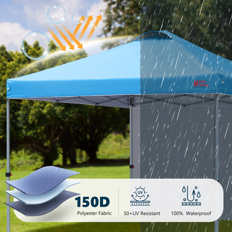 Load image into Gallery viewer, Leisure Sports Durable Ez Pop-Up Canopy Tent with One Sidewall - 8x8, 10x10, 12x12
