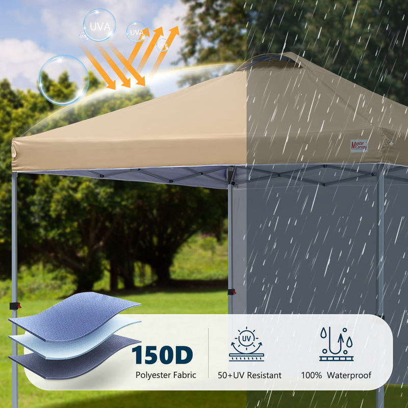 Load image into Gallery viewer, Leisure Sports Durable Pop-Up Canopy Tent with Sidewall - 8x8, 10x10
