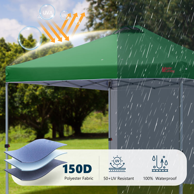 Load image into Gallery viewer, Leisure Sports Durable Ez Pop-Up Canopy Tent with One Sidewall - 8x8, 10x10, 12x12
