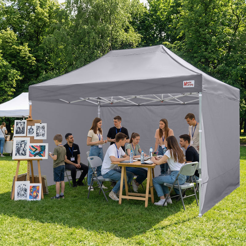 Load image into Gallery viewer, Mastercanopy Lite-30 Commercial Canopy Tent with Sidewalls - 10x10, 10x15, 10x20
