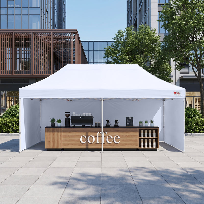 Load image into Gallery viewer, Mastercanopy Lite-30 Commercial Canopy Tent with Sidewalls - 10x10, 10x15, 10x20
