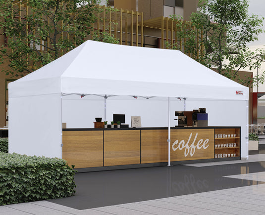 Mastercanopy Core-35 Premium Heavy Duty Instant Canopy Tent with Sidewalls - 10x10, 10x15, 10x20