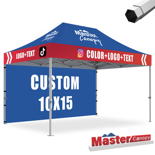 Mastercanopy Core-35 Custom Canopy Tent 10x15 Heavy Duty Pop‑up Personalized