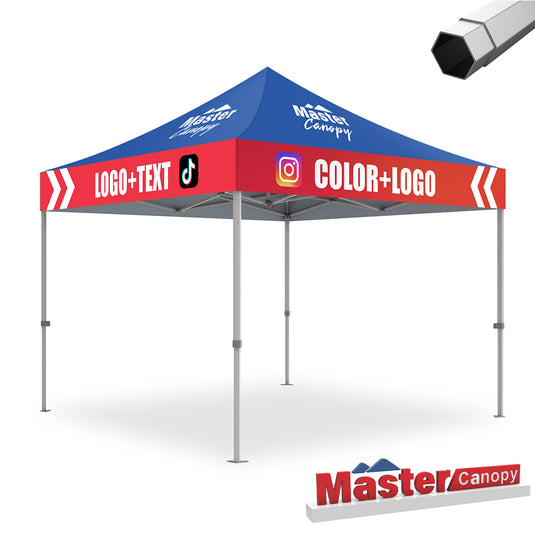 Premium+ Series Custom Canopy Tent 10x10 Heavy Duty Pop‑up Personalized