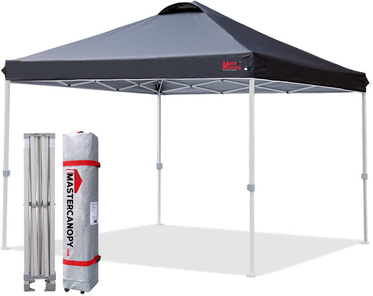 MASTERCANOPY Durable Ez Pop-up Canopy Tent With Vented Top