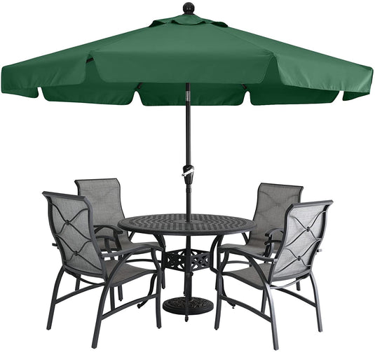MASTERCANOPY Valance Patio Umbrella for Outdoor Table Market -8 Ribs
