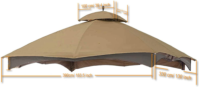 Load image into Gallery viewer, MASTERCANOPY 10x12 Gazebo Replacement Top for Model L-GZ933PST
